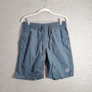 VANS Men Swimwear  Small Blue Swim Trunks Drawstring Logo Off The Wall Skate